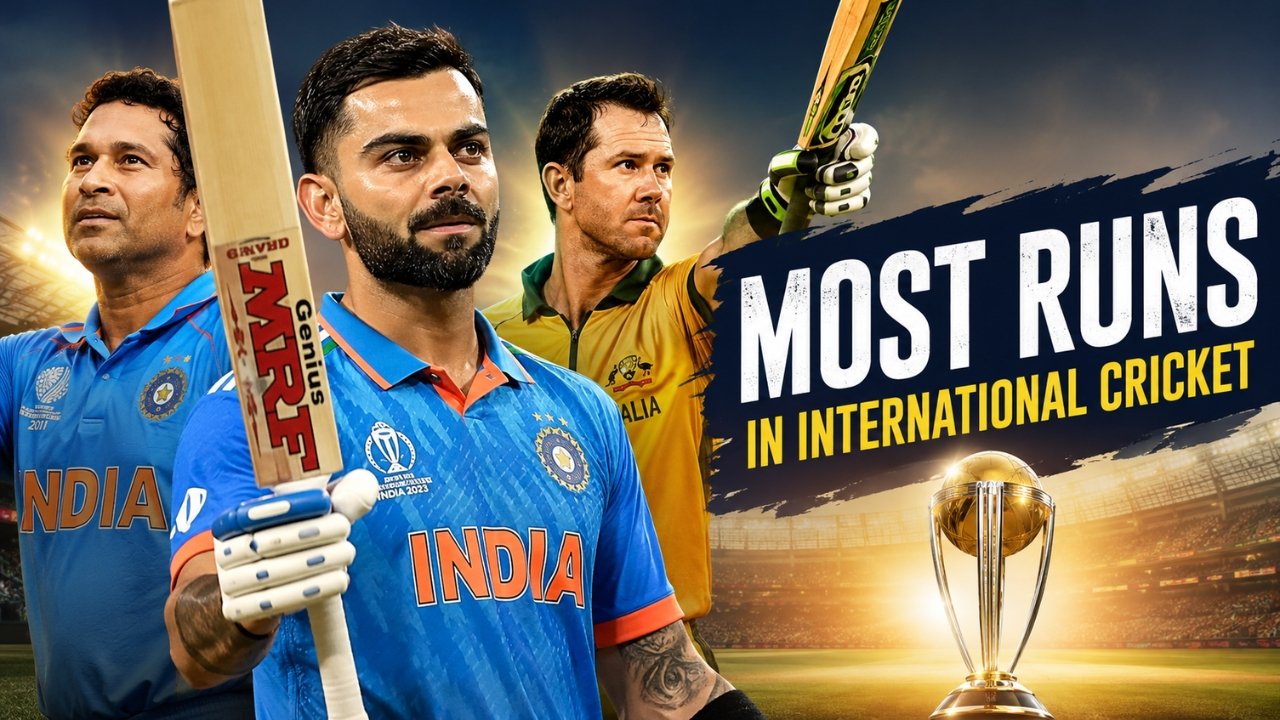 Most Runs in International Cricket in All Formats