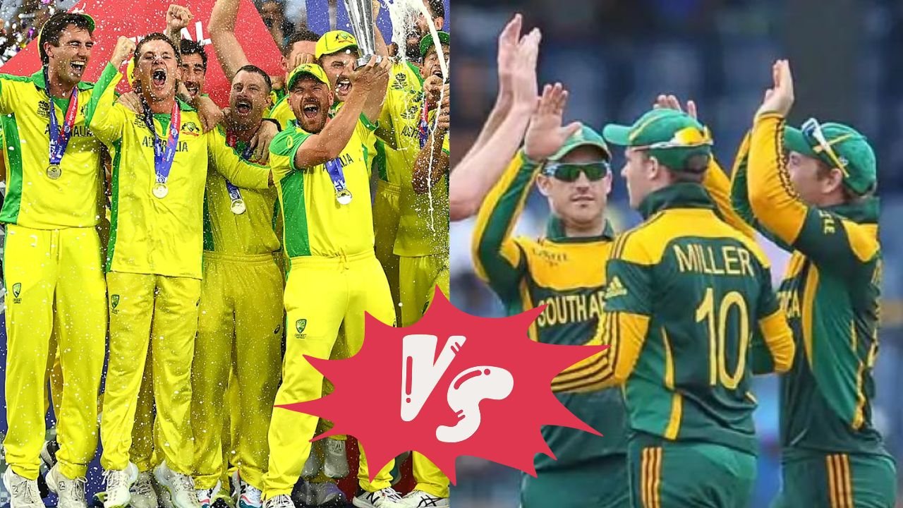 Australian Men’s Cricket Team vs South Africa National Cricket Team Timeline