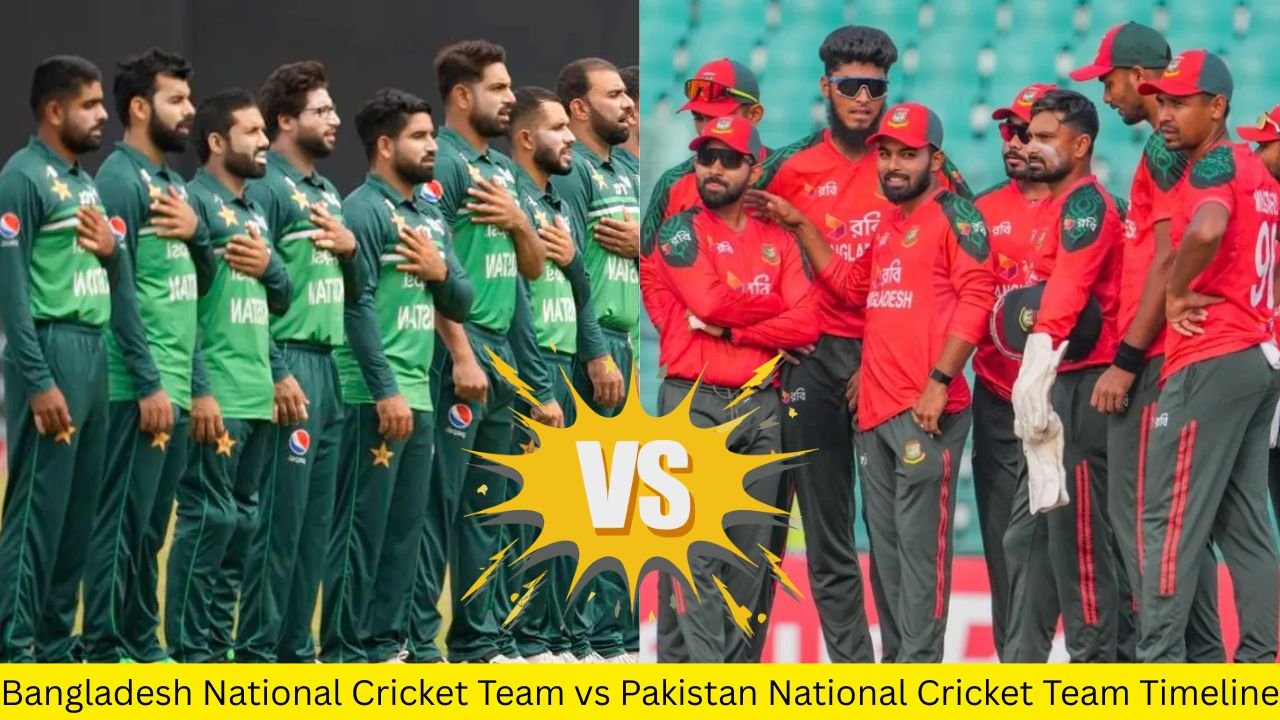 Bangladesh National Cricket Team vs Pakistan National Cricket Team Timeline